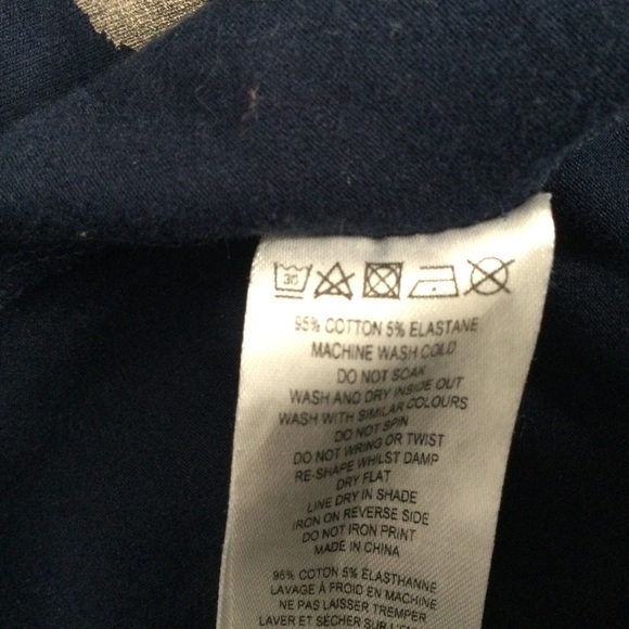 French Connection Navy and Gold Polka Dot Dress - Picture 11 of 11